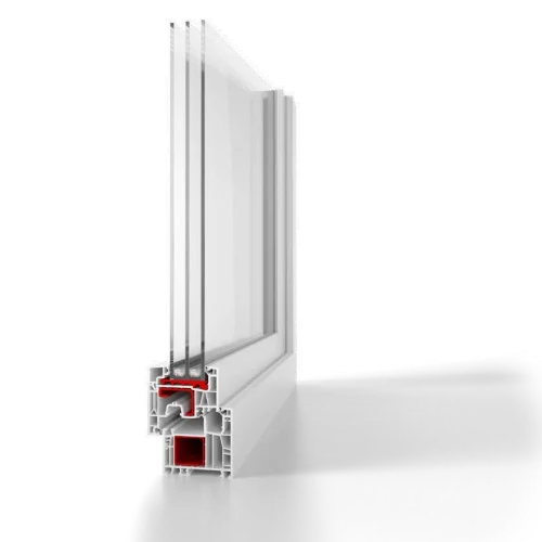 Hevestherm Neo 76 Plus Aluplast ablakprofil háromrétegű üvegezéssel